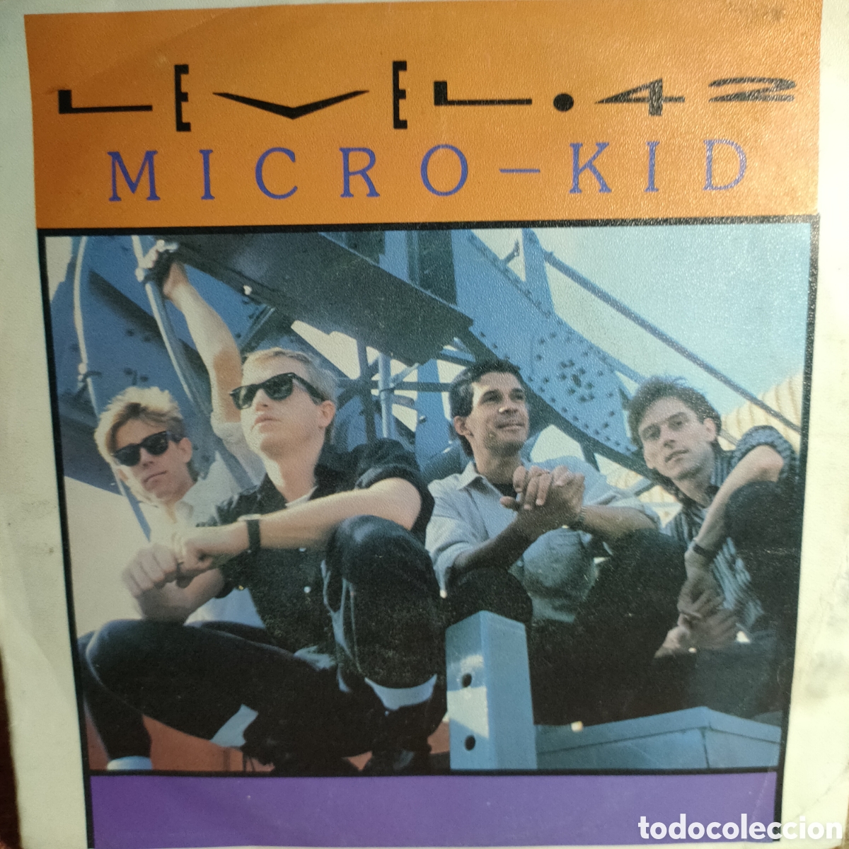 Discos de vinilo: Level 42 &ndash; Micro-Kid . 1984 original Spain disco 7&rdquo; vinilo - Foto 1