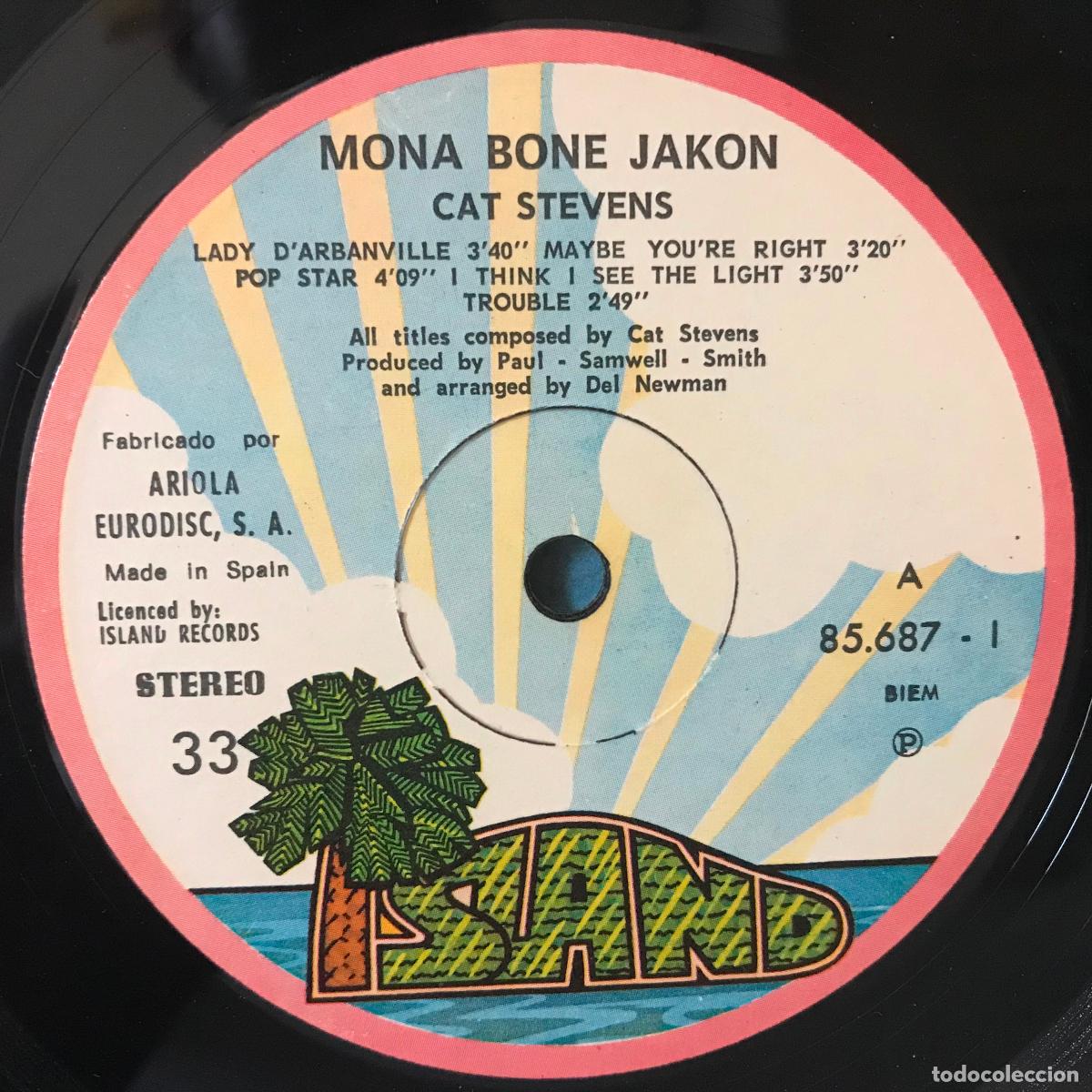 Discos de vinilo: Cat Stevens. Mona Bone Jakon. PEDIDO M&Iacute;NIMO 5&euro; - Foto 3