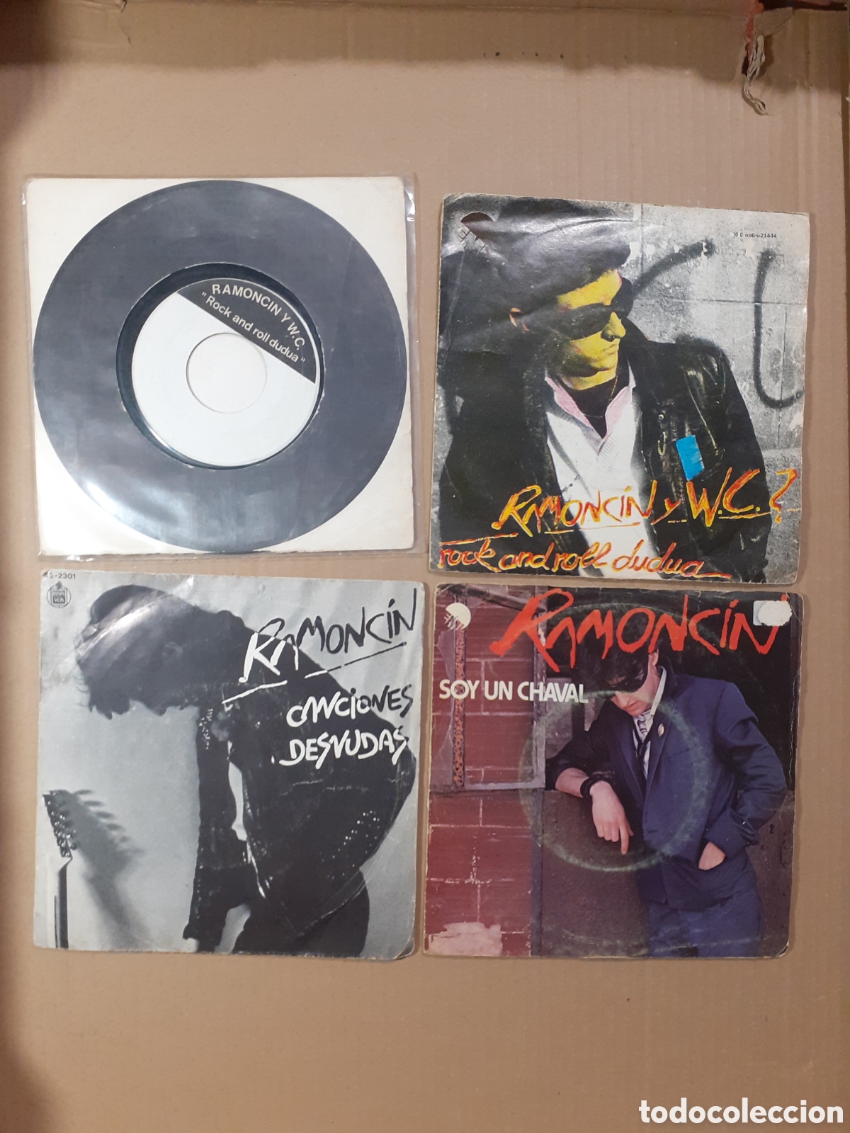 Discos de vinilo: Ramoncin. 4 singles. Rock and roll dudua. - Foto 1