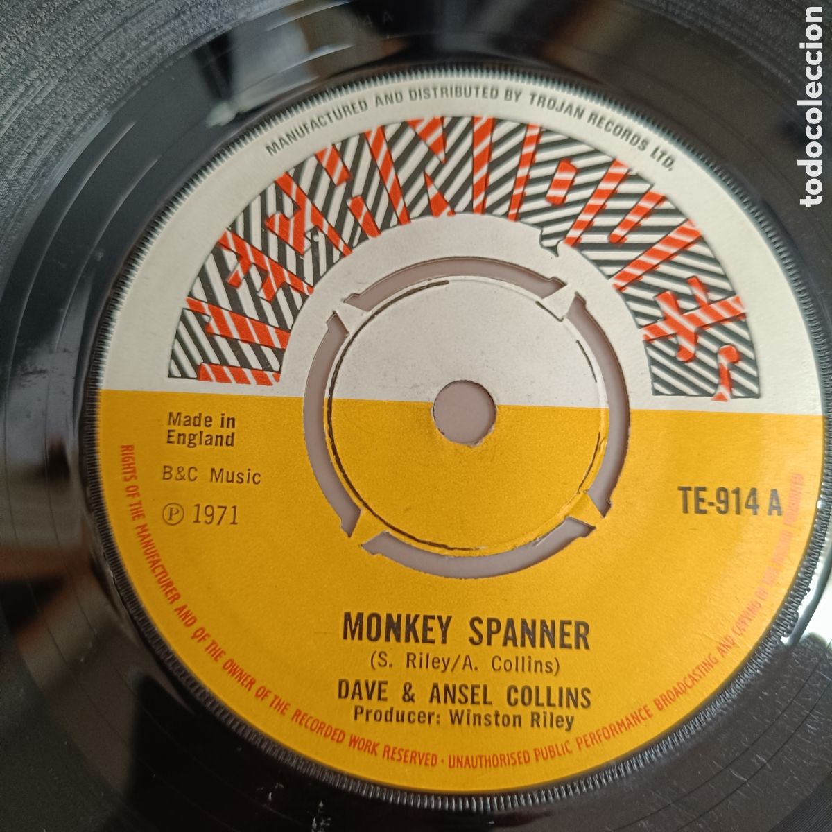 Discos de vinilo: Dave & Ansel Collins &lrm;&ndash; Monkey Spanner - Foto 1