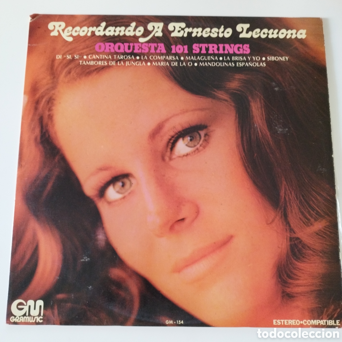Discos de vinilo: VINILO LP / ORQUESTA 101 STRINGS / RECORDANDO A ERNESTO LECUONA / GM / GRAMUSIC /
