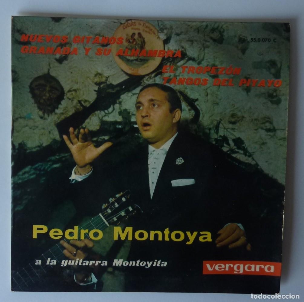 Discos de vinilo: PEDRO MONTOYA //NUEVOS GITANOS+3 // 1963 // EP - Foto 1