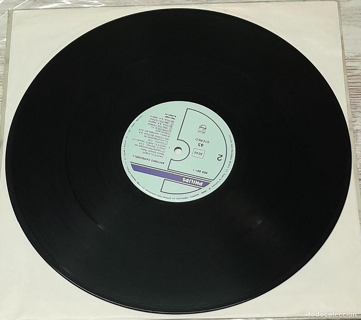 Discos de vinilo: ANTONIO CARBONELL - HACER EL AMOR - MAXI - Foto 3
