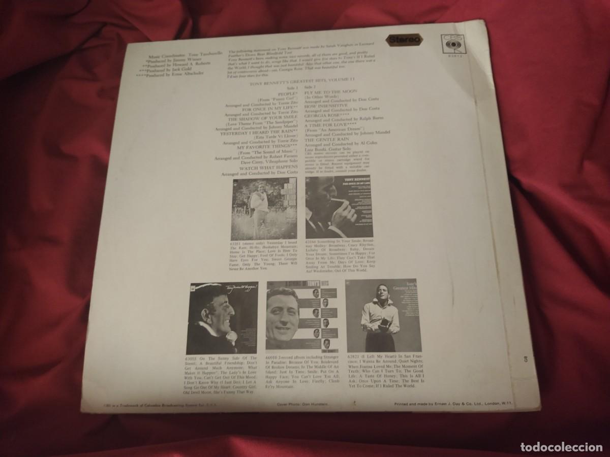 Discos de vinilo: Tony Bennett - Los Grandes Exitos - Lp 1969 London - Foto 2