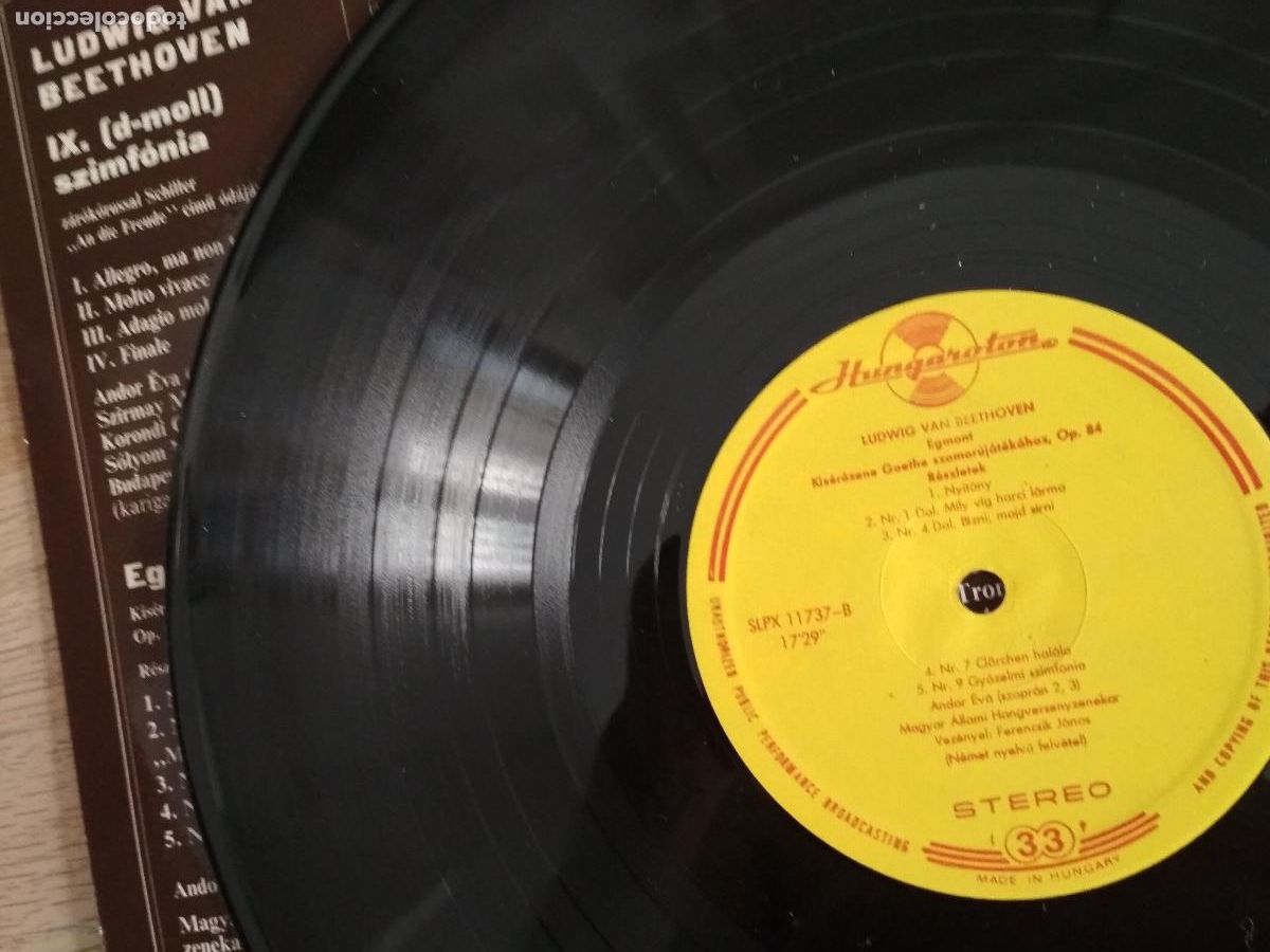 Discos de vinilo: beethoven, symphony n 9, ferencsik, 2 LPS - Foto 4