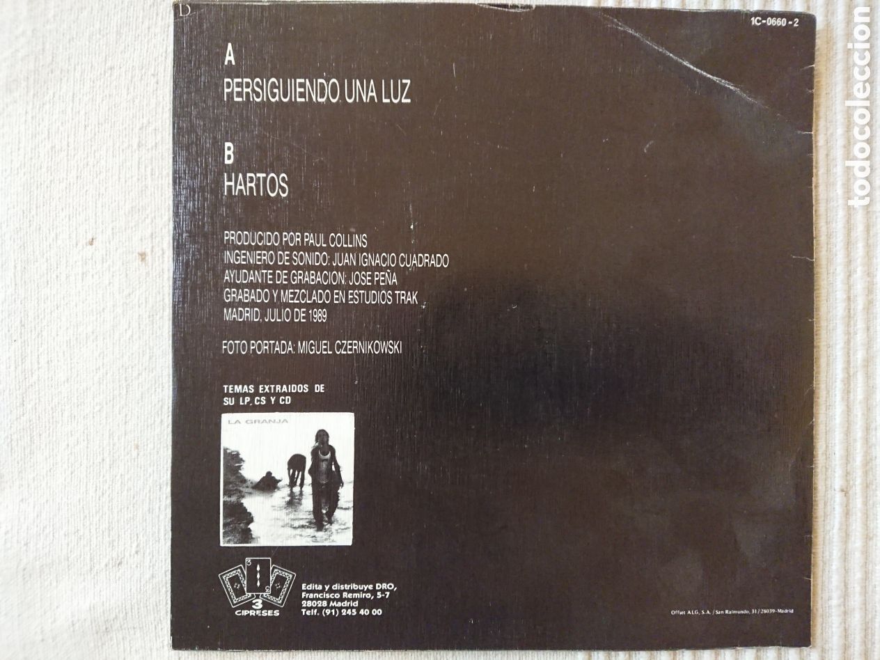 Discos de vinilo: La Granja - Persiguiendo una luz - Foto 2