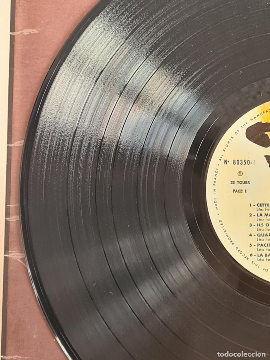 Discos de vinilo: L&eacute;o Ferr&eacute; - Disco Vinilo - Canci&oacute;n Francesa - Foto 9