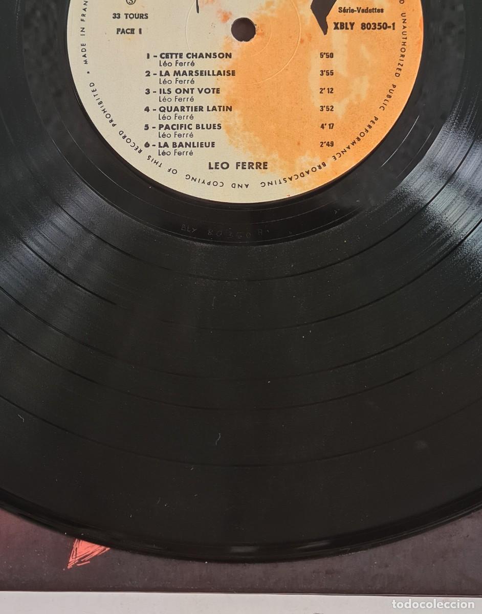 Discos de vinilo: L&eacute;o Ferr&eacute; - Disco Vinilo - Canci&oacute;n Francesa - Foto 12