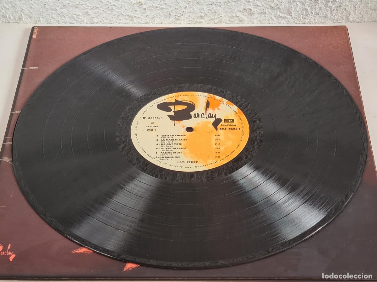 Discos de vinilo: L&eacute;o Ferr&eacute; - Disco Vinilo - Canci&oacute;n Francesa - Foto 13