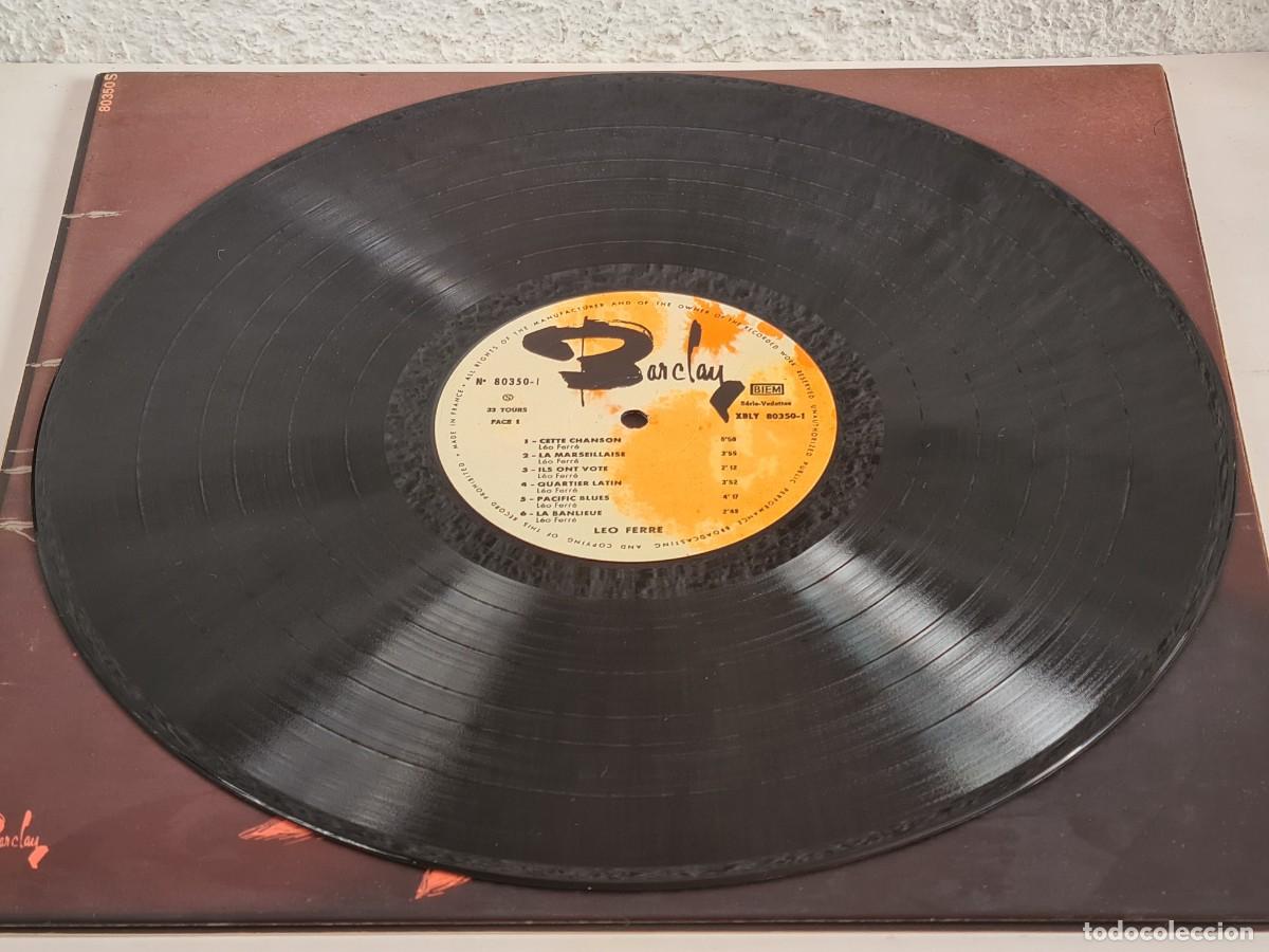 Discos de vinilo: L&eacute;o Ferr&eacute; - Disco Vinilo - Canci&oacute;n Francesa - Foto 14
