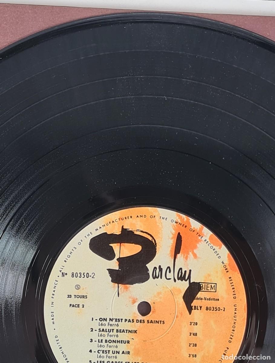 Discos de vinilo: L&eacute;o Ferr&eacute; - Disco Vinilo - Canci&oacute;n Francesa - Foto 18