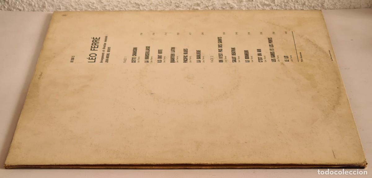 Discos de vinilo: L&eacute;o Ferr&eacute; - Disco Vinilo - Canci&oacute;n Francesa - Foto 24