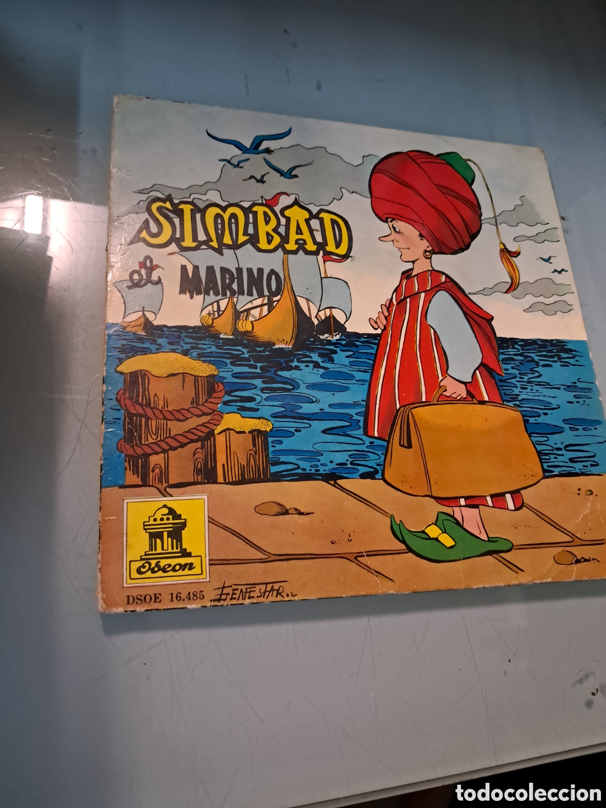 Discos de vinilo: Simbad el marino, Ode&oacute;n, single - Foto 1
