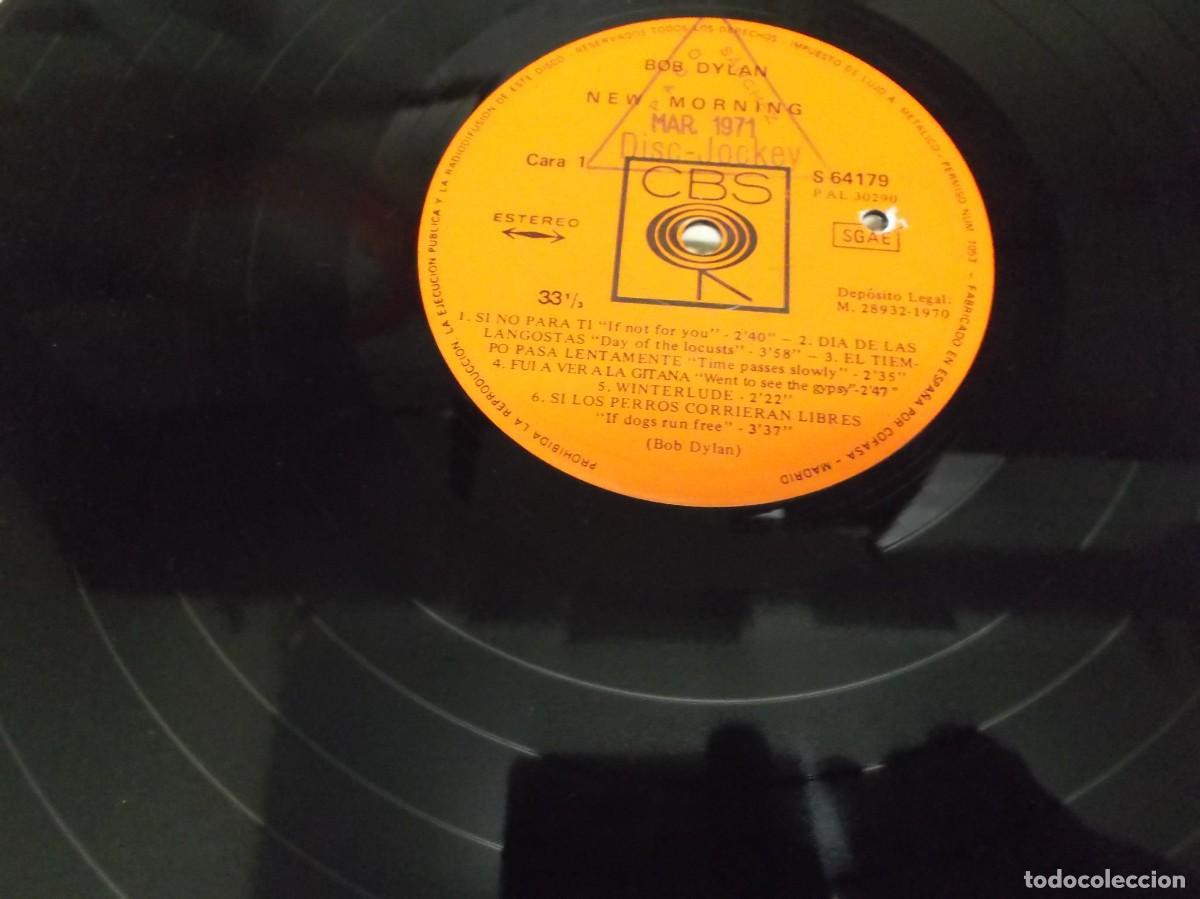Discos de vinilo: BOB DYLAN (LP) NEW MORNING A&Ntilde;O &ndash; 1970 - Foto 3