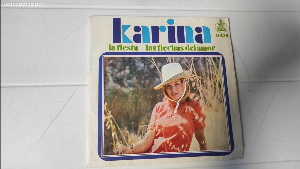 Discos de vinilo: SINGLE KARINA - LA FIESTA - Foto 1
