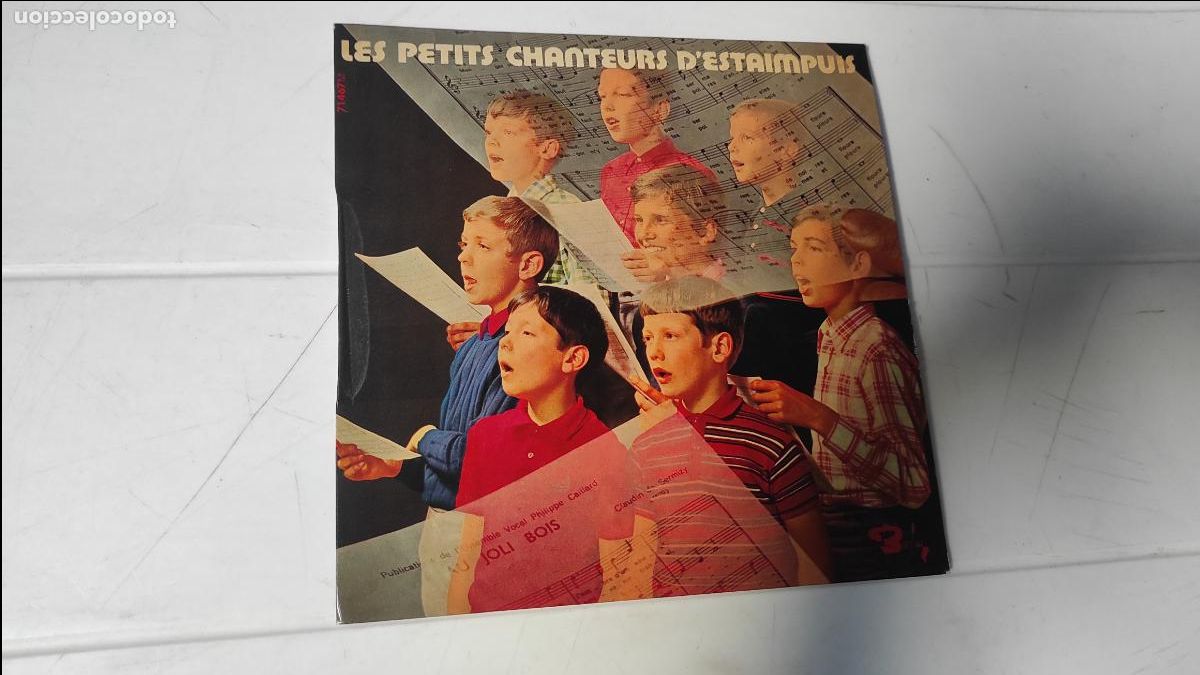 Discos de vinilo: SINGLE LES PETITS CHANTEURS DESTAIMPUIS - Foto 1