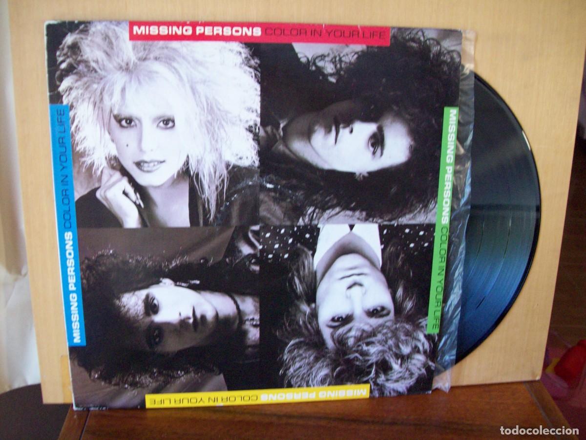 Discos de vinilo: MISSING PERSONS - COLOR IN YOUR LIFE - LP 1986 - Foto 1
