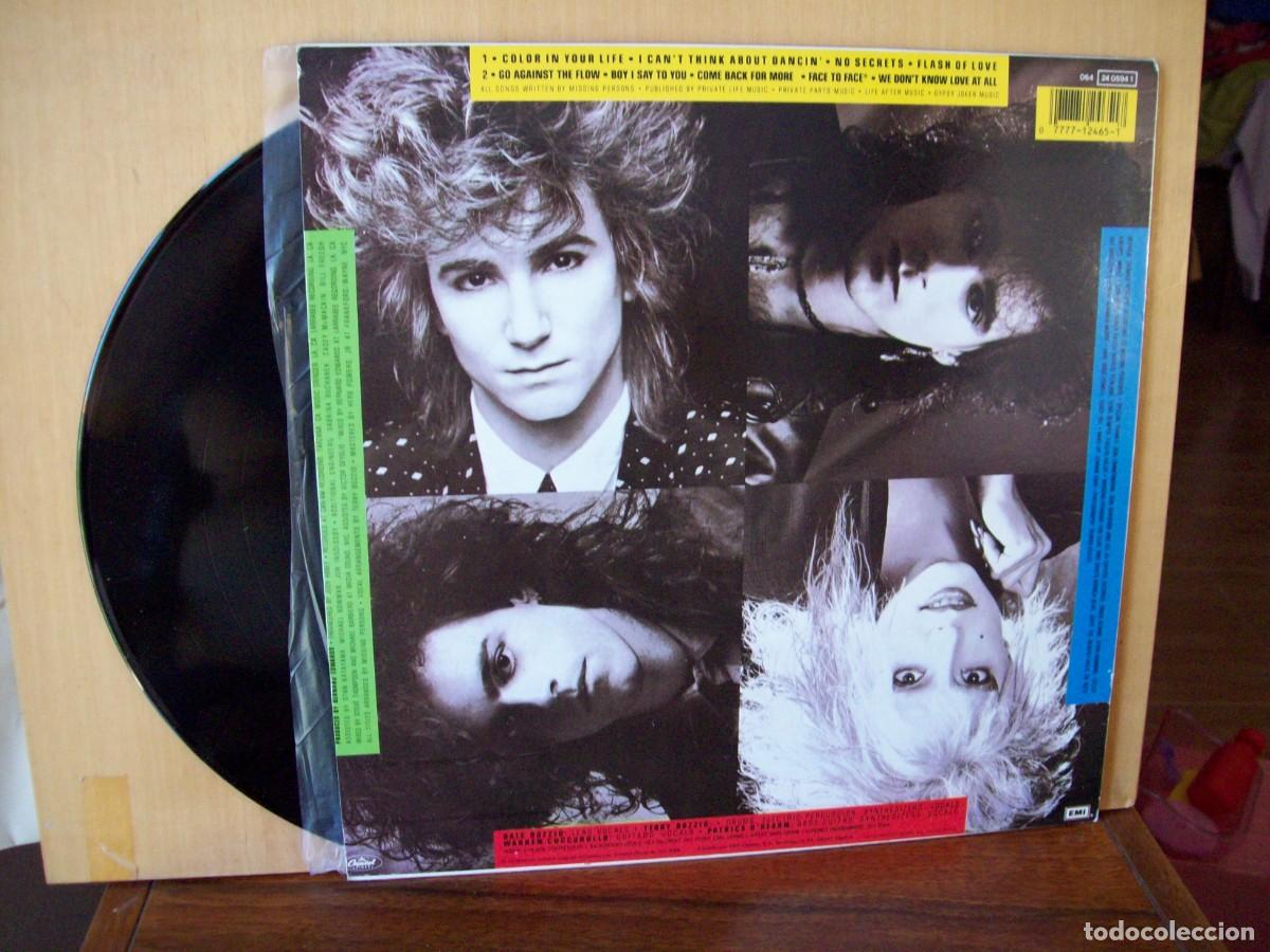 Discos de vinilo: MISSING PERSONS - COLOR IN YOUR LIFE - LP 1986 - Foto 2