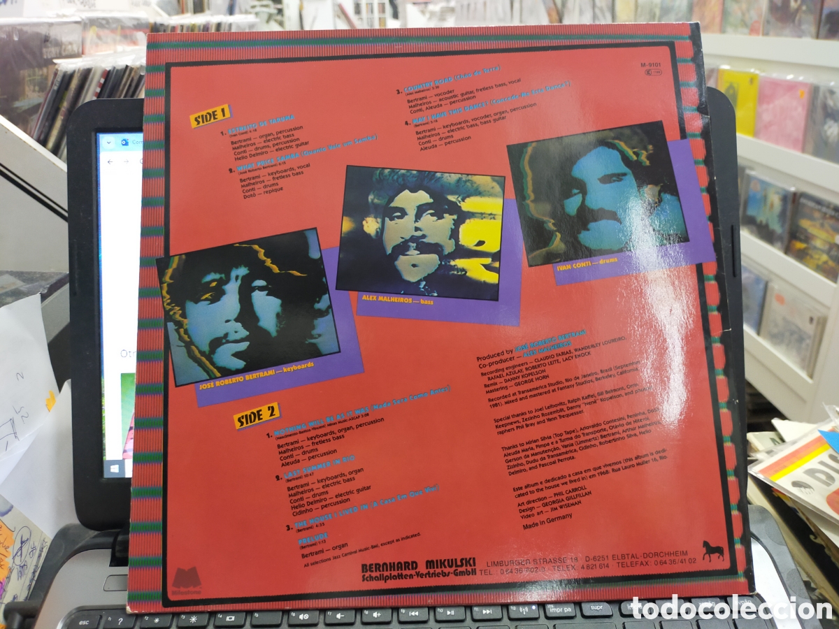 Discos de vinilo: Azymuth LP telecommunication Alemania 1982 - Foto 2