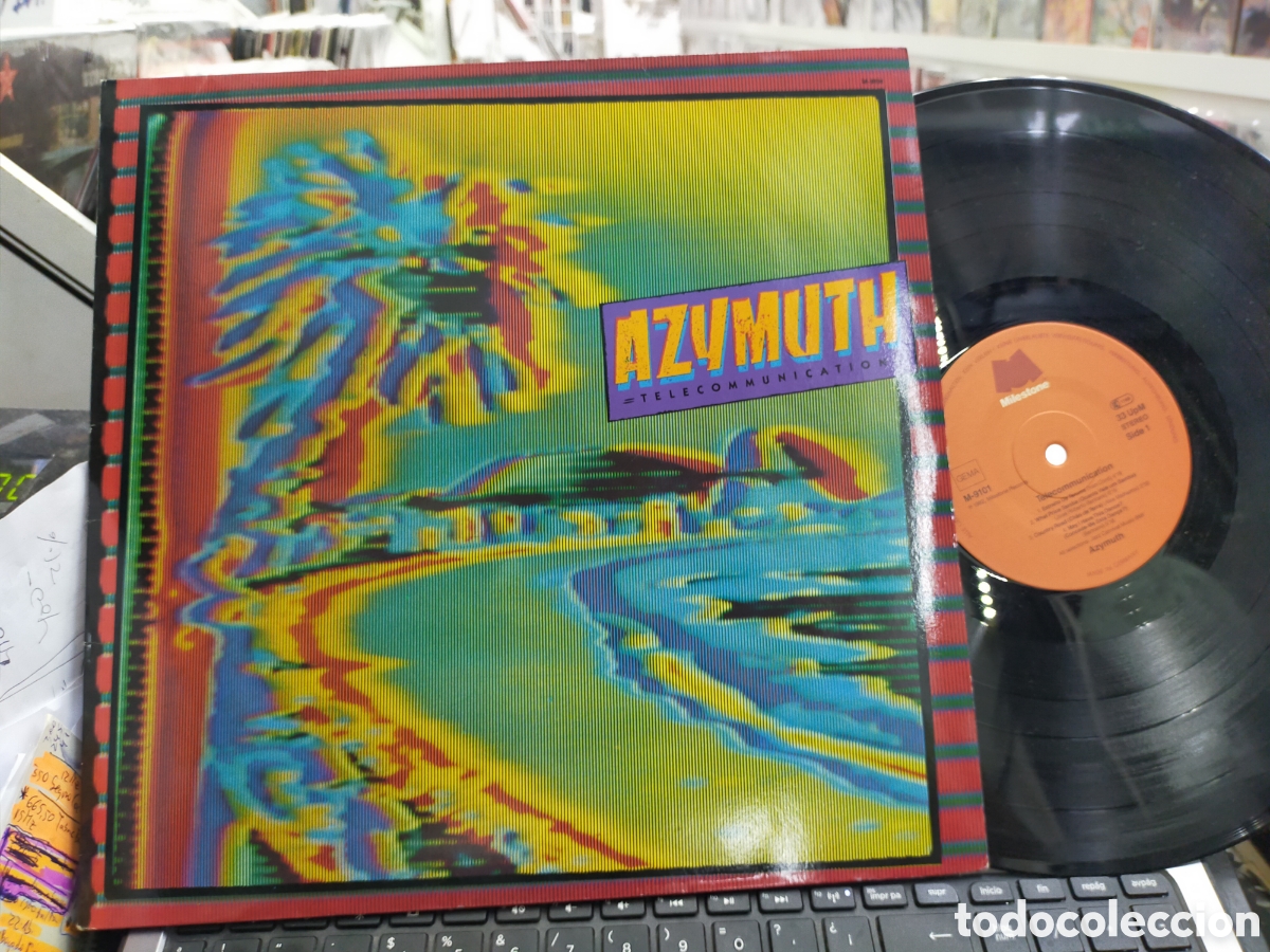 Discos de vinilo: Azymuth LP telecommunication Alemania 1982 - Foto 1