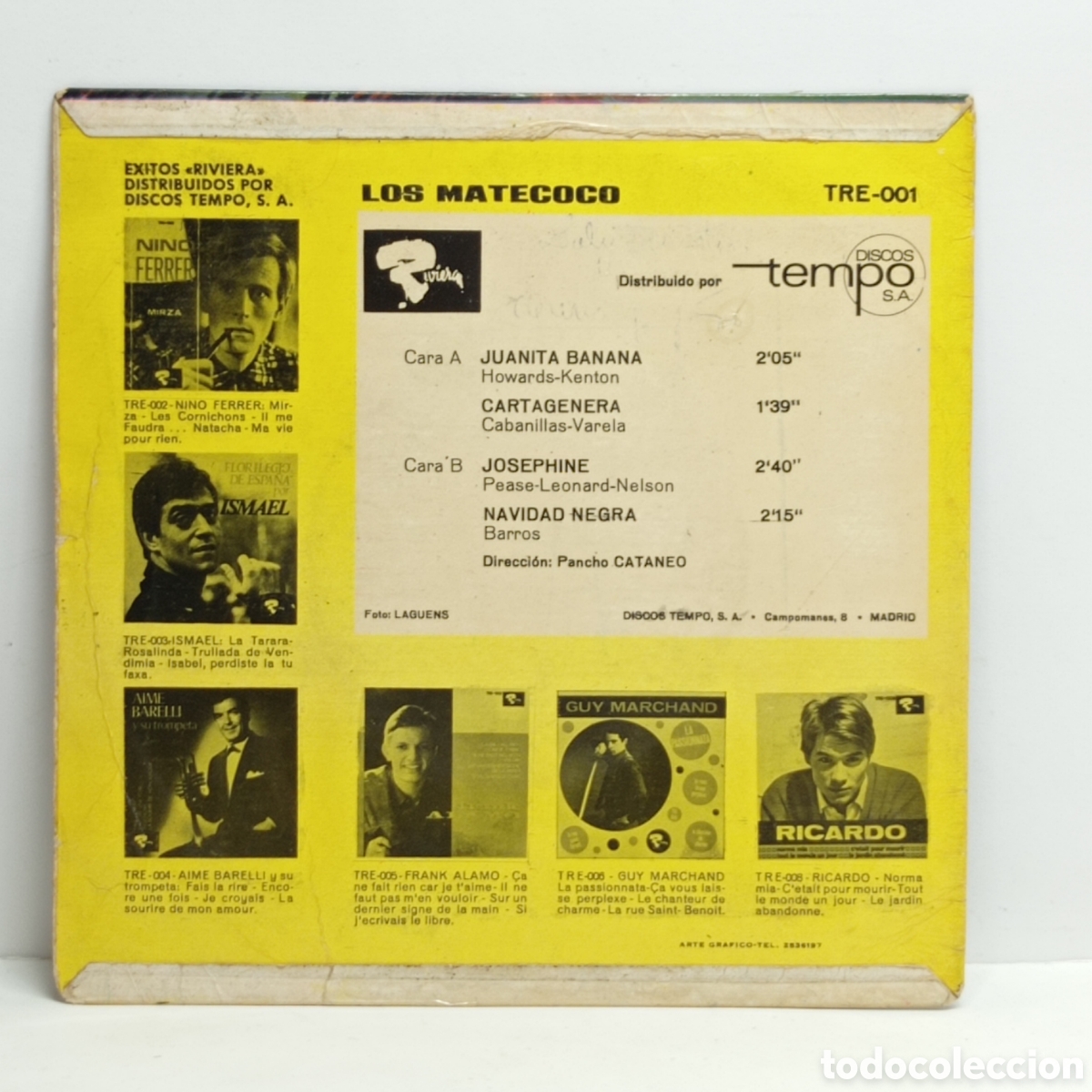 Discos de vinilo: LOS MATECOCO. -SOLO CARATULA, COMPRA MINIMA 5&euro;- - Foto 2