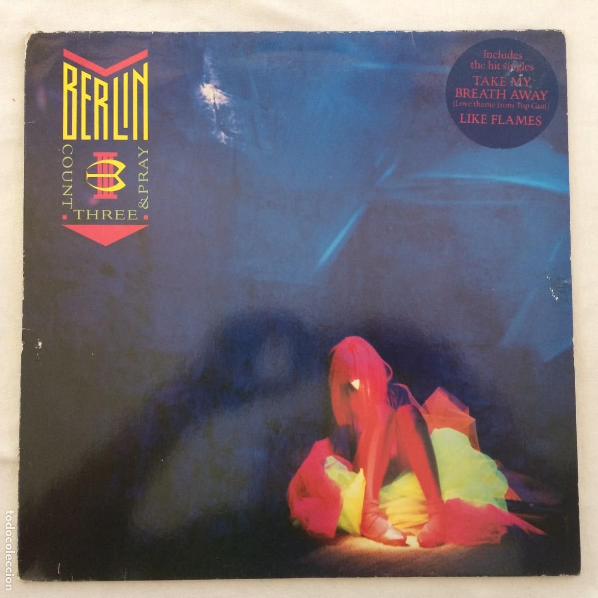 Discos de vinilo: Berlin &lrm;&ndash; Count Three & Pray Holanda 1986 Mercury - Foto 1