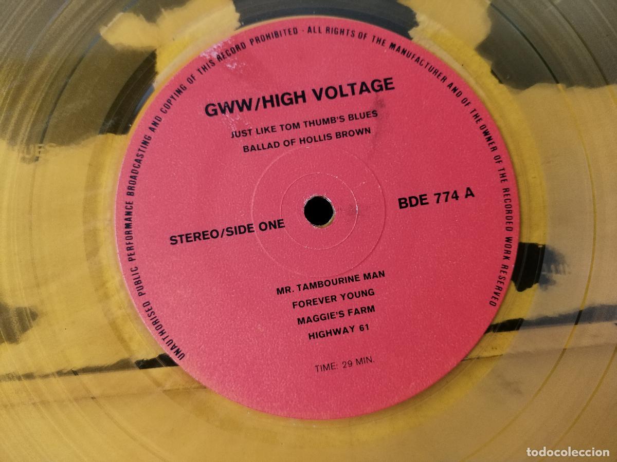Discos de vinilo: Bob Dylan High Voltage (BDE) LP 1976- c135 - Foto 4