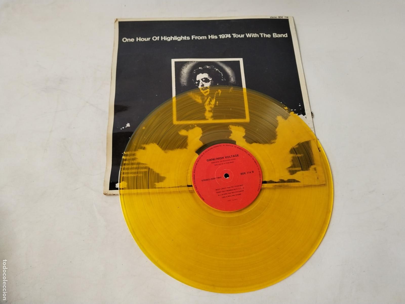 Discos de vinilo: Bob Dylan High Voltage (BDE) LP 1976- c135 - Foto 1