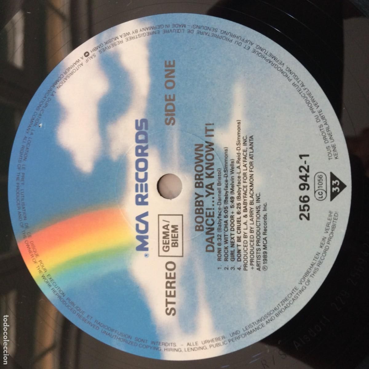 Discos de vinilo: Bobby Brown &lrm;&ndash; Dance!...Ya Know It! Germany 1989 MCA Records - Foto 5