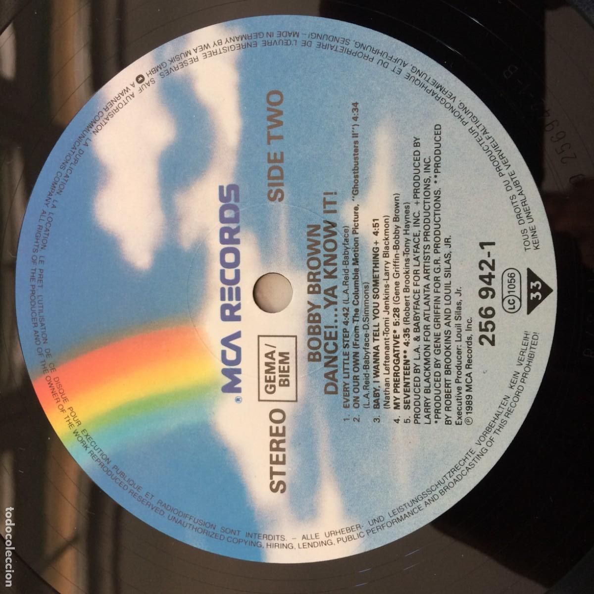 Discos de vinilo: Bobby Brown &lrm;&ndash; Dance!...Ya Know It! Germany 1989 MCA Records - Foto 6