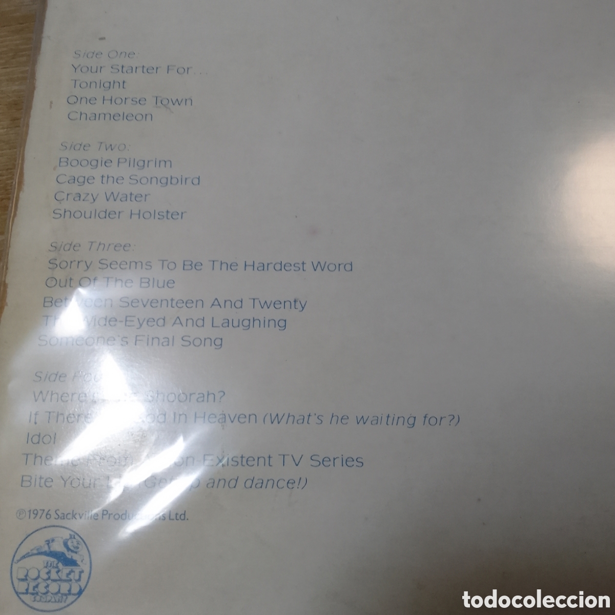 Discos de vinilo: ELTON JOHN BLUE MOVES DOBLE LP - Foto 3
