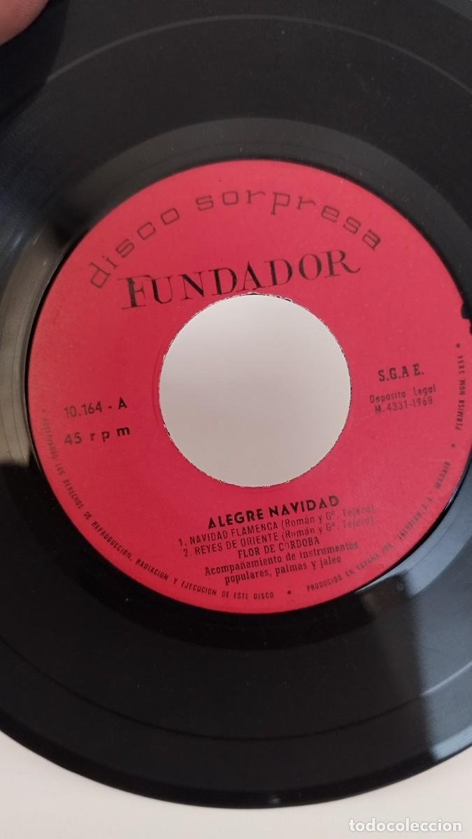 Discos de vinilo: Alegre Navidad - disco sorpresa fundador.Single - Foto 2
