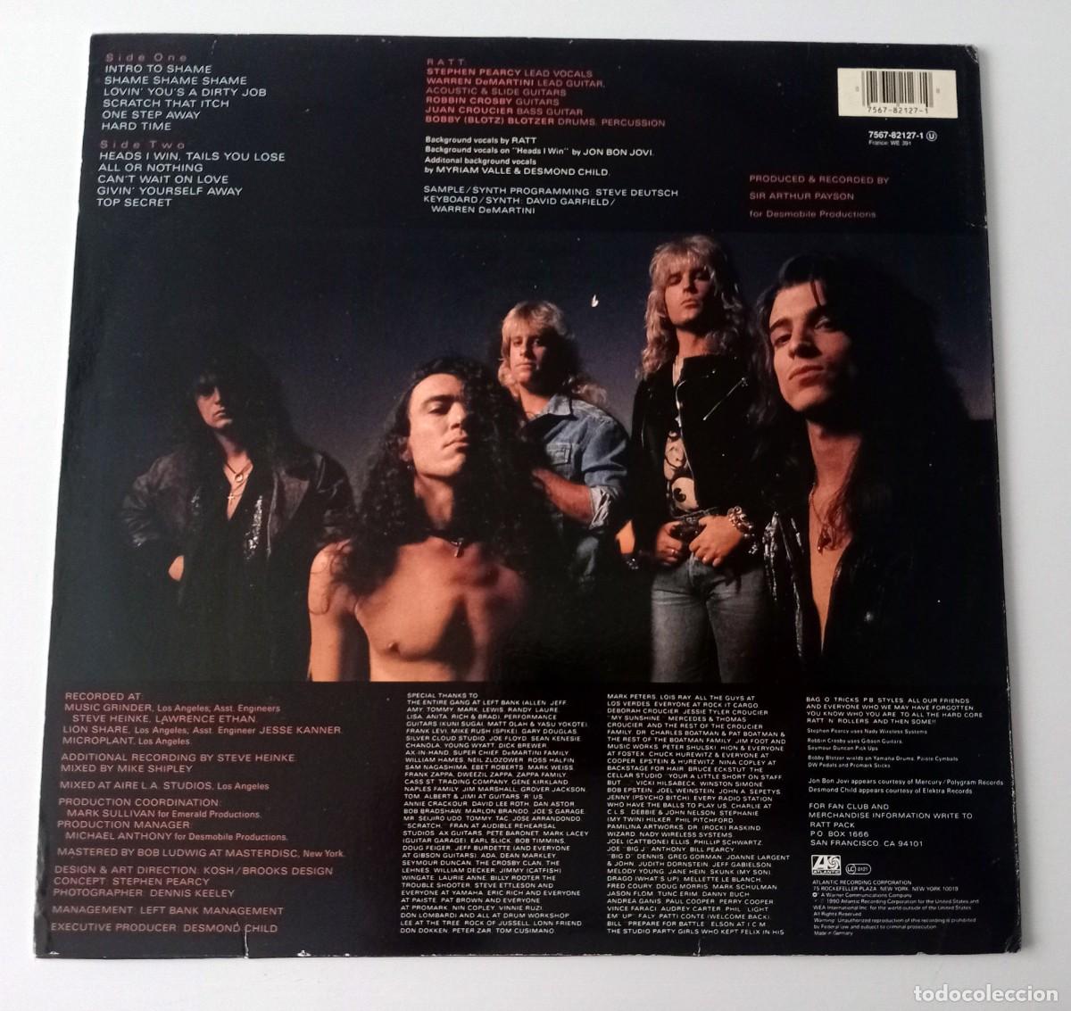 Discos de vinilo: LP RATT - DETONATOR (1990) - Foto 2