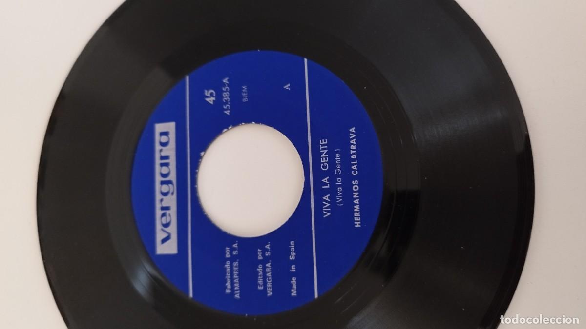 Discos de vinilo: Hermanos calatrava - viva la gente. Single - Foto 2