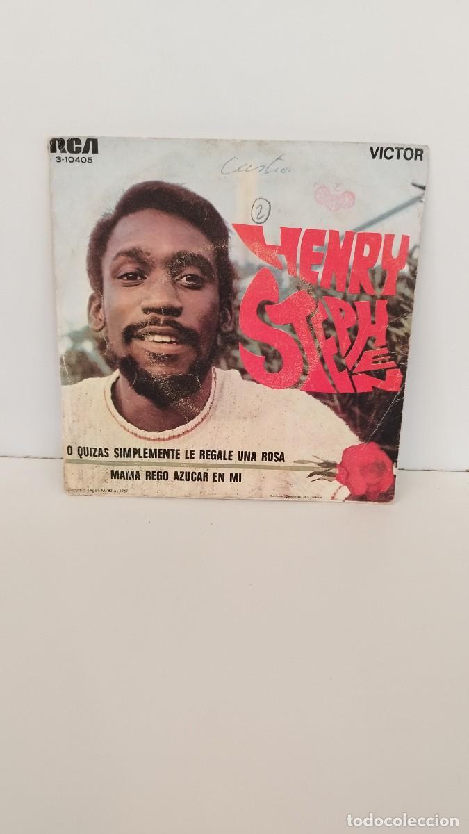 Discos de vinilo: Henry Stephen &ndash; O Quiz&aacute;s Simplemente Le Regale Una Rosa. Single - Foto 5