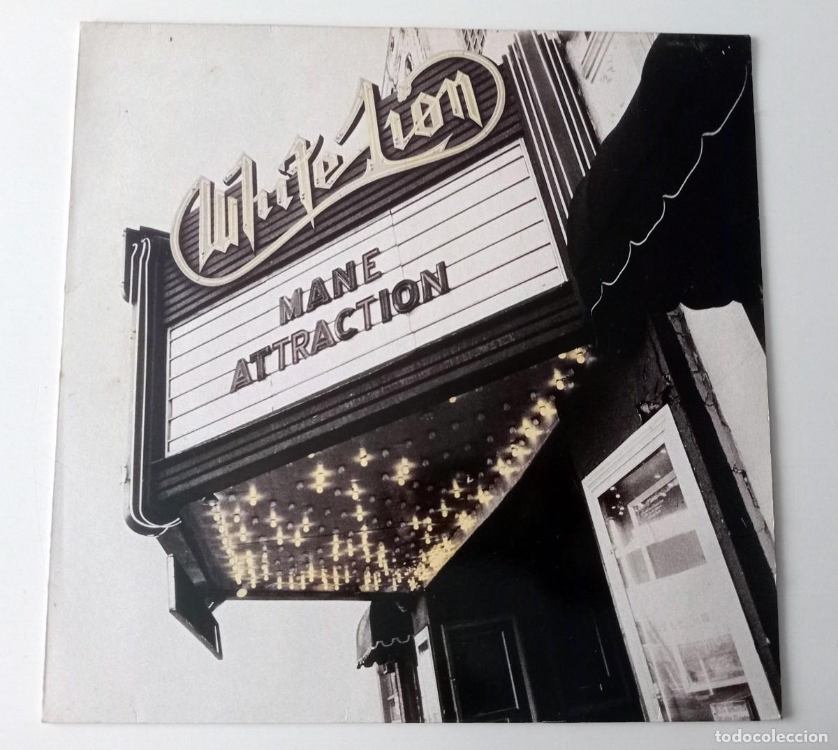 Discos de vinilo: LP WHITE LION - MANE ATTRACTION - Foto 1