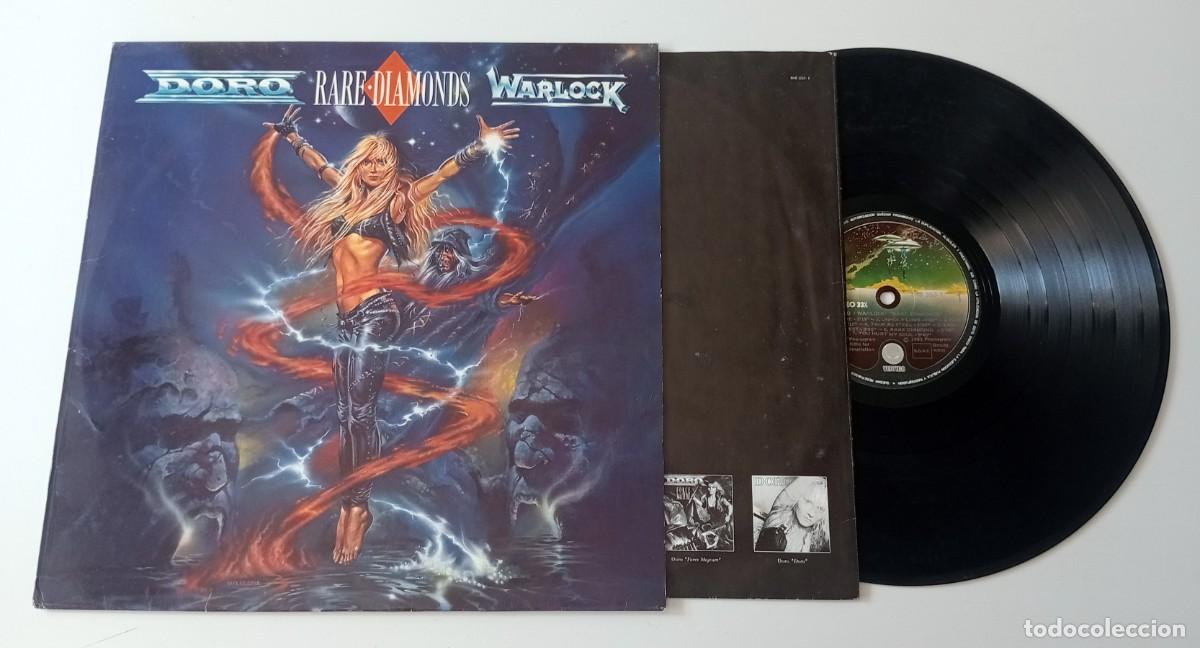 Discos de vinilo: LP DORO / WARLOCK - RARE DIAMONDS - Foto 3
