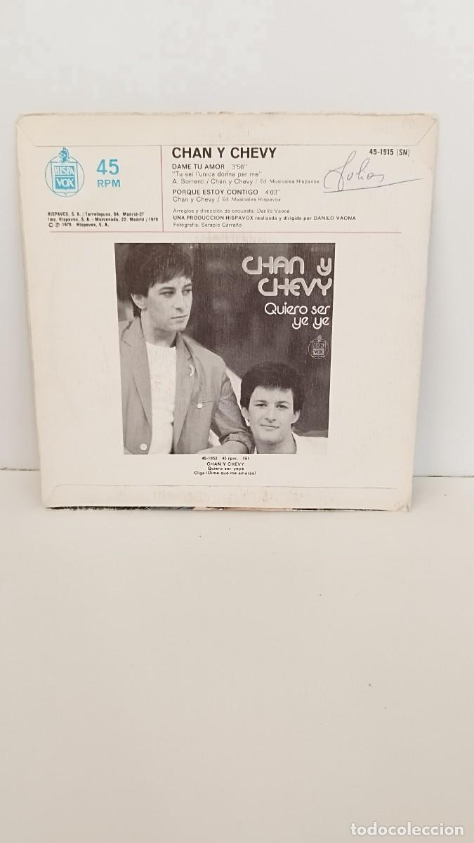 Discos de vinilo: Chan Y Chevy &ndash; Dame Tu Amor. Single - Foto 4