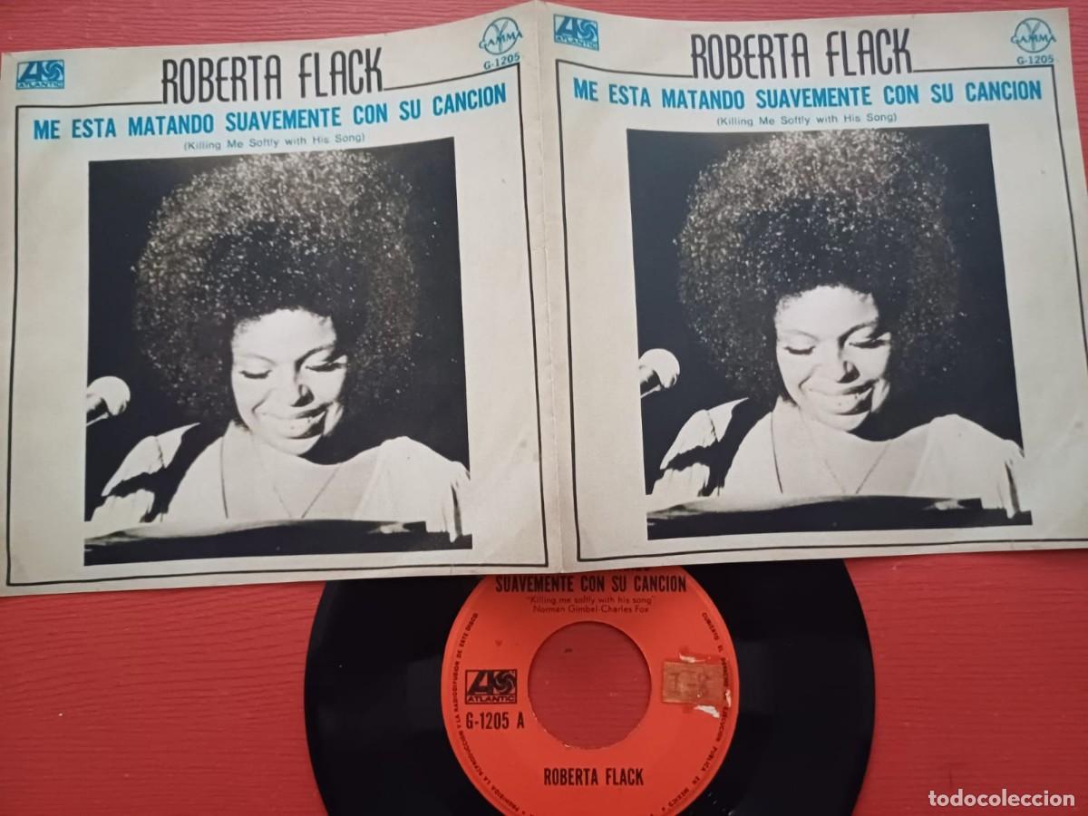 Discos de vinilo: Roberta Flack-Killing me softly-7&rdquo; Mexico Single-Gamma- - Foto 2