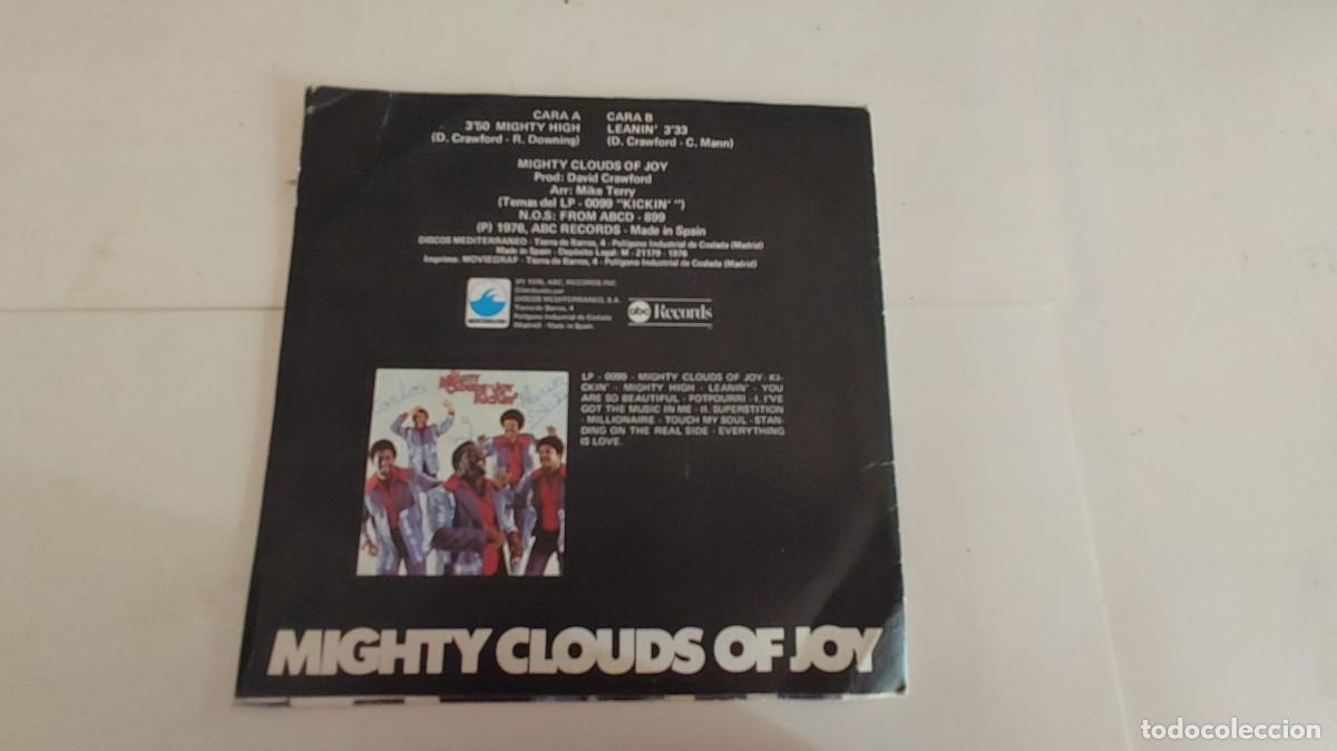 Discos de vinilo: MIGHTY CLOUDS OF JOY-SINGLE MIGHTY HIGH - Foto 2