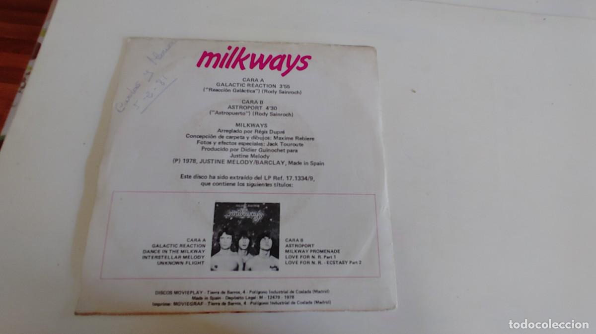 Discos de vinilo: MILKWAYS-SINGLE GALACTIC REACTION - Foto 2