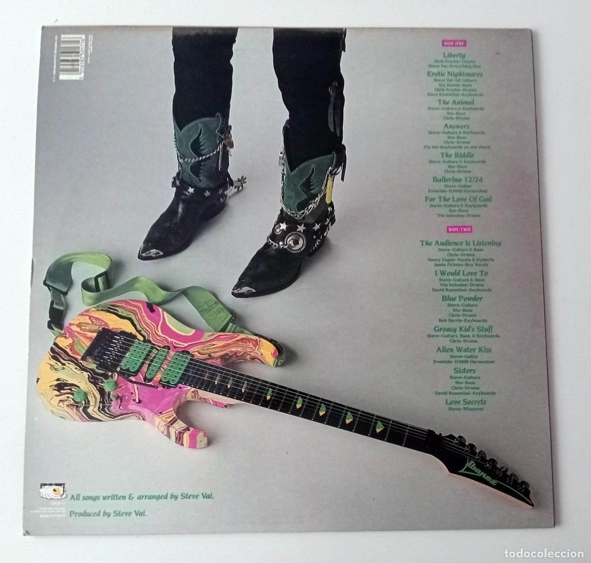 Discos de vinilo: LP STEVE VAI - PASSION AND WARFARE - Foto 2