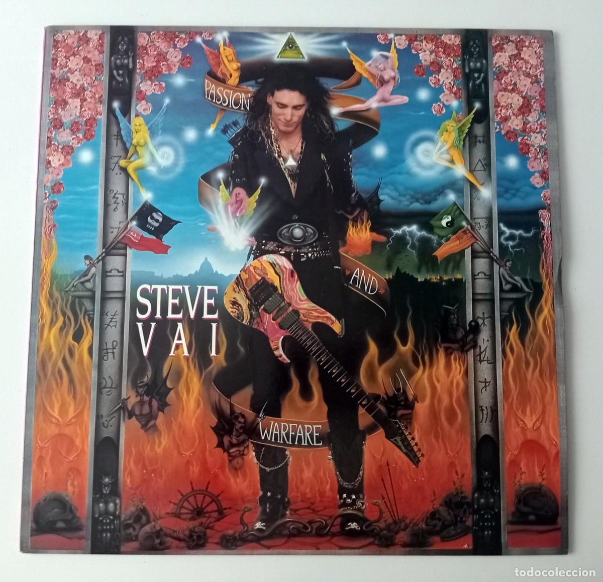 Discos de vinilo: LP STEVE VAI - PASSION AND WARFARE - Foto 1