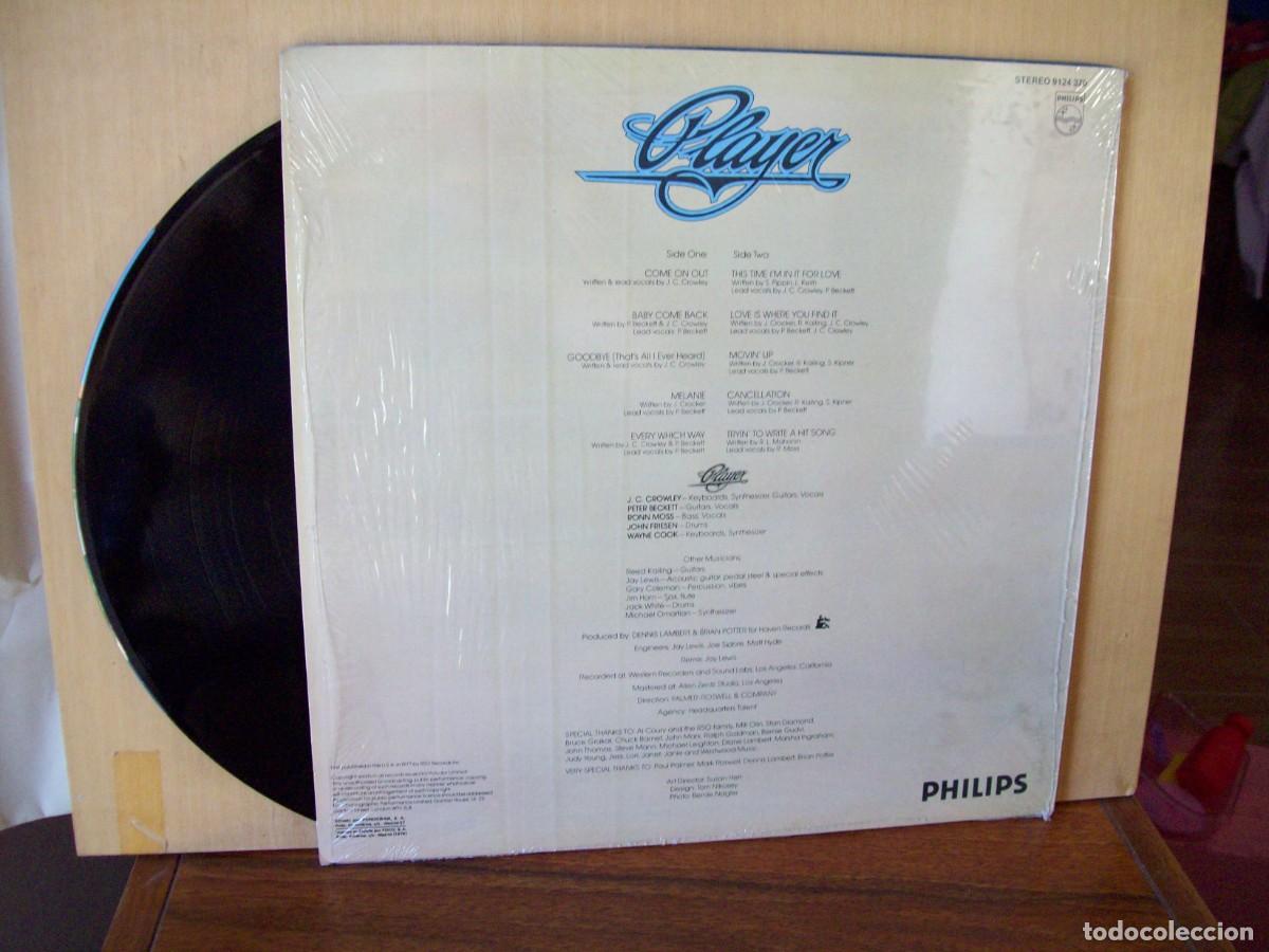 Discos de vinilo: PLAYER - LP 1978 FABRICADO EN ESPA&Ntilde;A - Foto 2