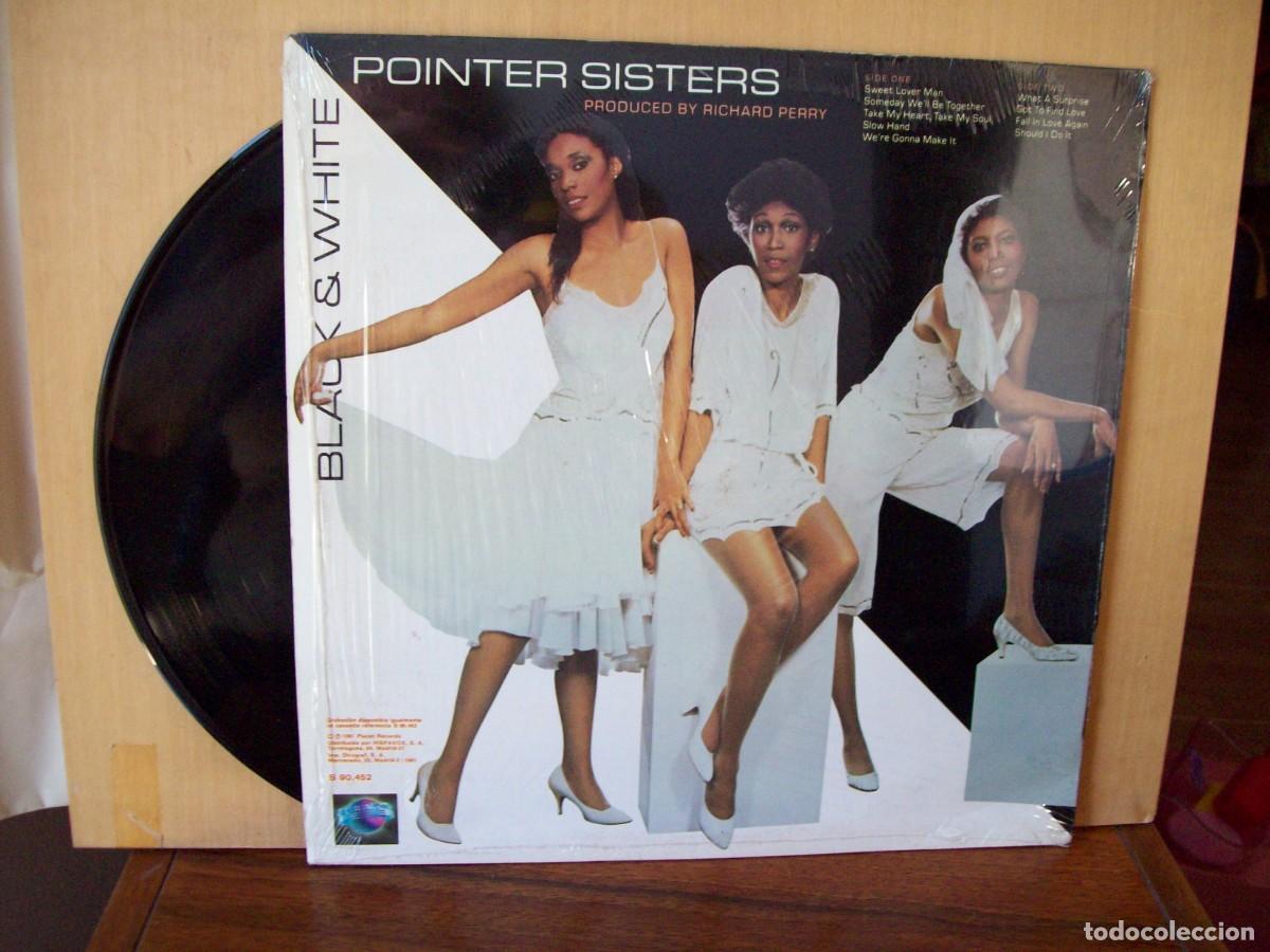 Discos de vinilo: POINTER SISTERS - BLACK & WHITE - LP 1981 FABRICADO EN ESPA&Ntilde;A - Foto 2