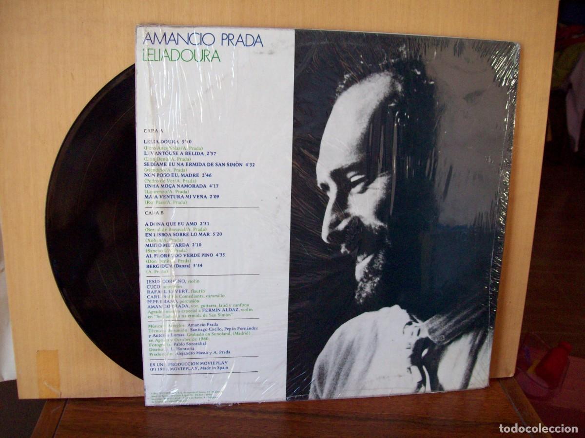 Discos de vinilo: AMANCIO PRADA - LELIADOURA - LP 1980 - Foto 2