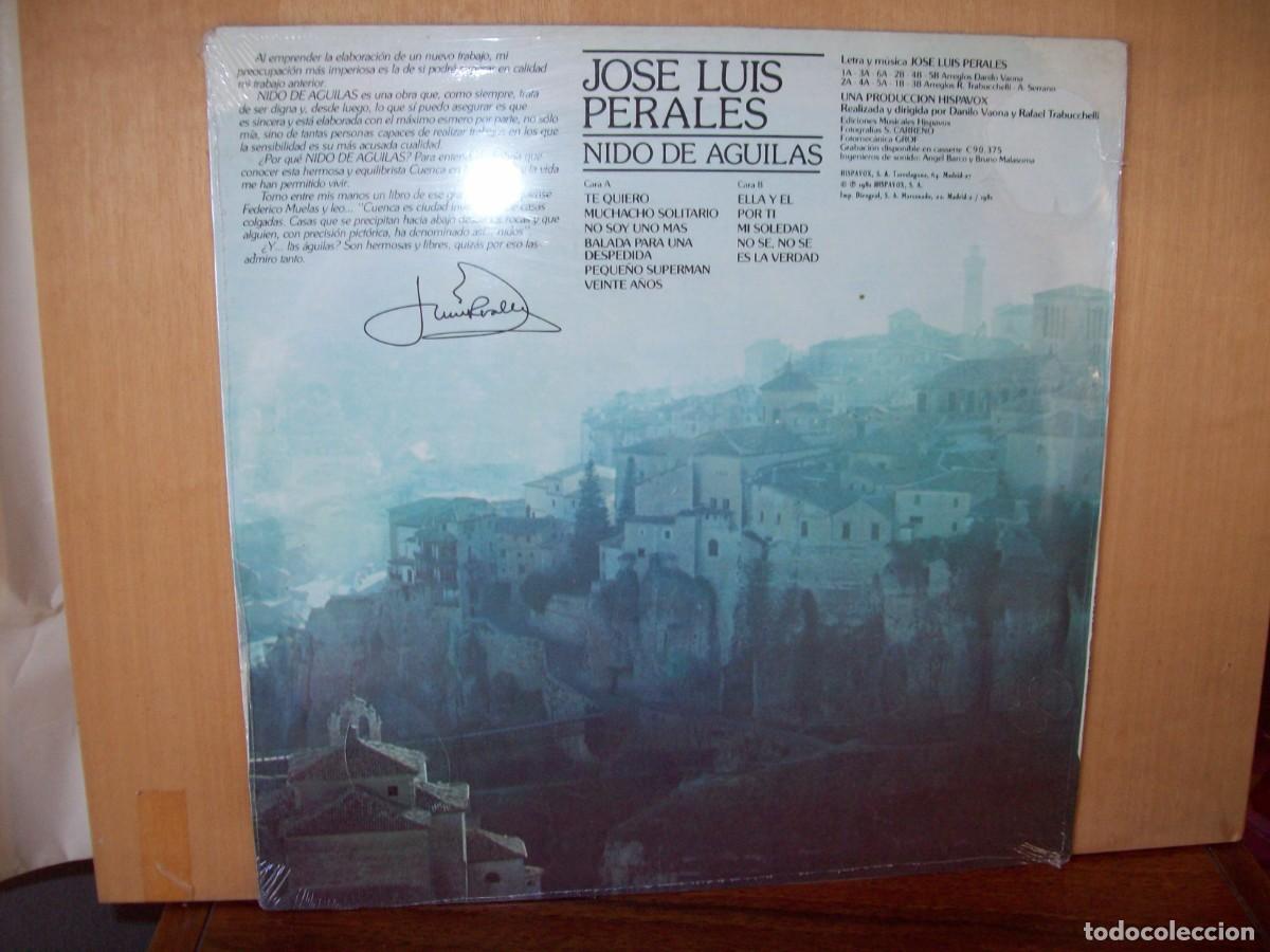 Discos de vinilo: JOSE LUIS PERALES - NIDO DE AGUILAS - Foto 2