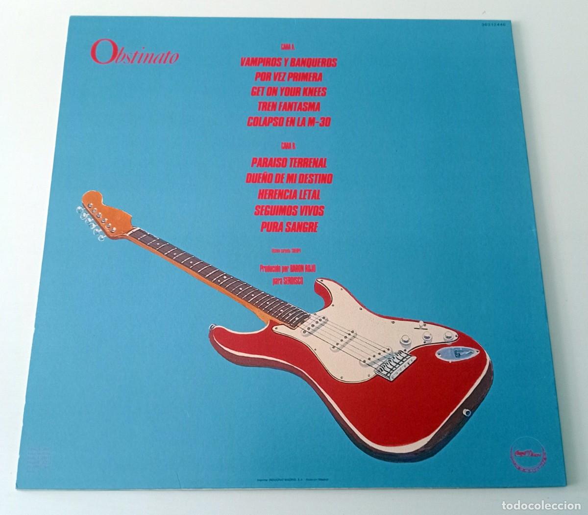 Discos de vinilo: LP BARON ROJO - OBSTINATO - Foto 2