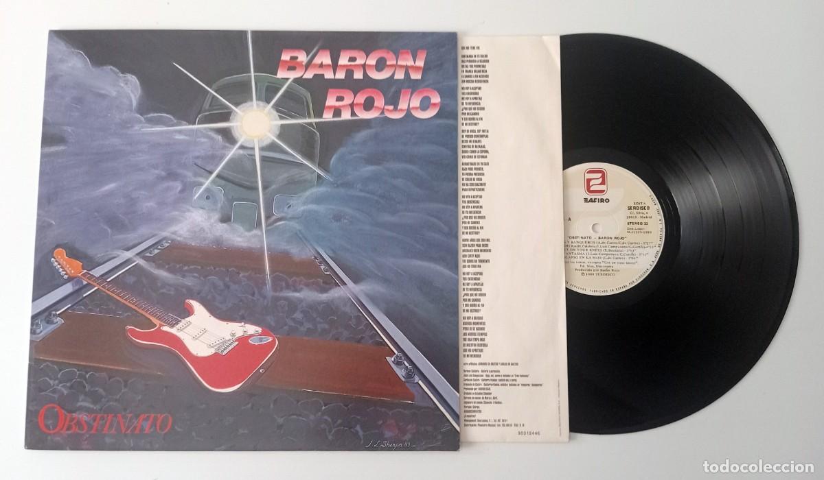 Discos de vinilo: LP BARON ROJO - OBSTINATO - Foto 3