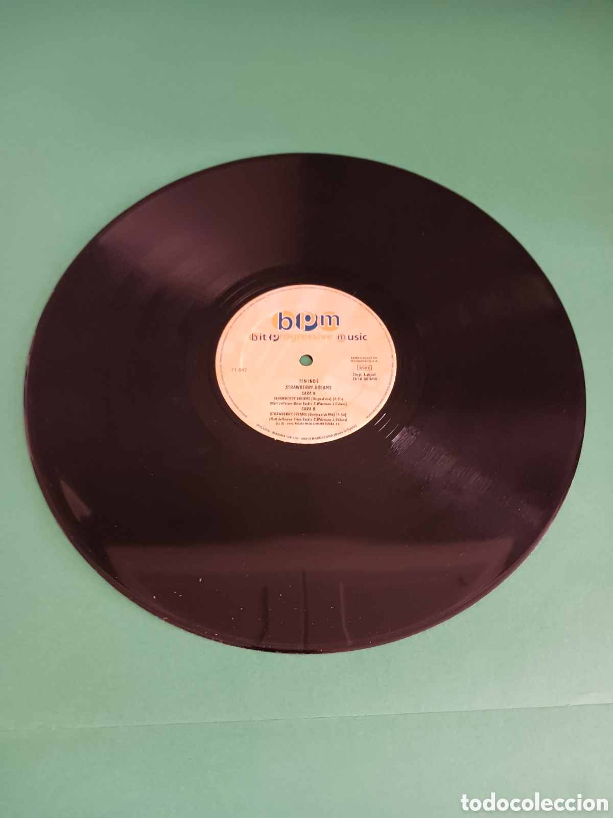 Discos de vinilo: Vinilo Ten inch - Strawberry dreams - Foto 2